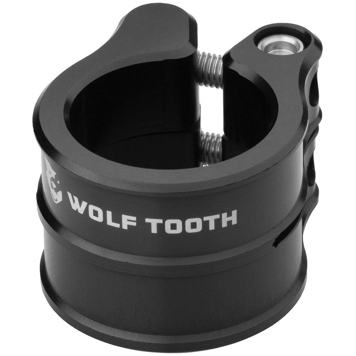 Wolf Tooth Components Dual-Bolt Seatpost Clamp 35/31.6mm Black