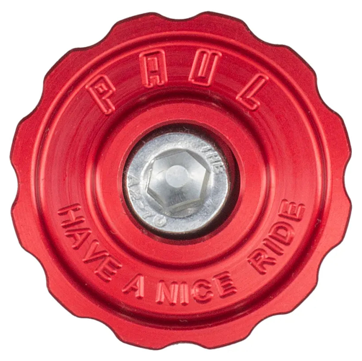 Paul Components The Rook 5mm Aluminum Top Cap Red