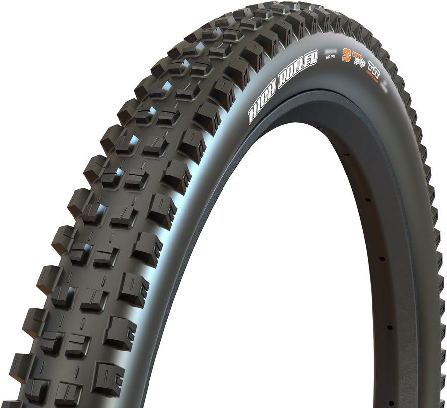 Maxxis High Roller III Tire - 29 x 2.4 Tubeless Folding BLK 3C MaxxGrip New DH E-25