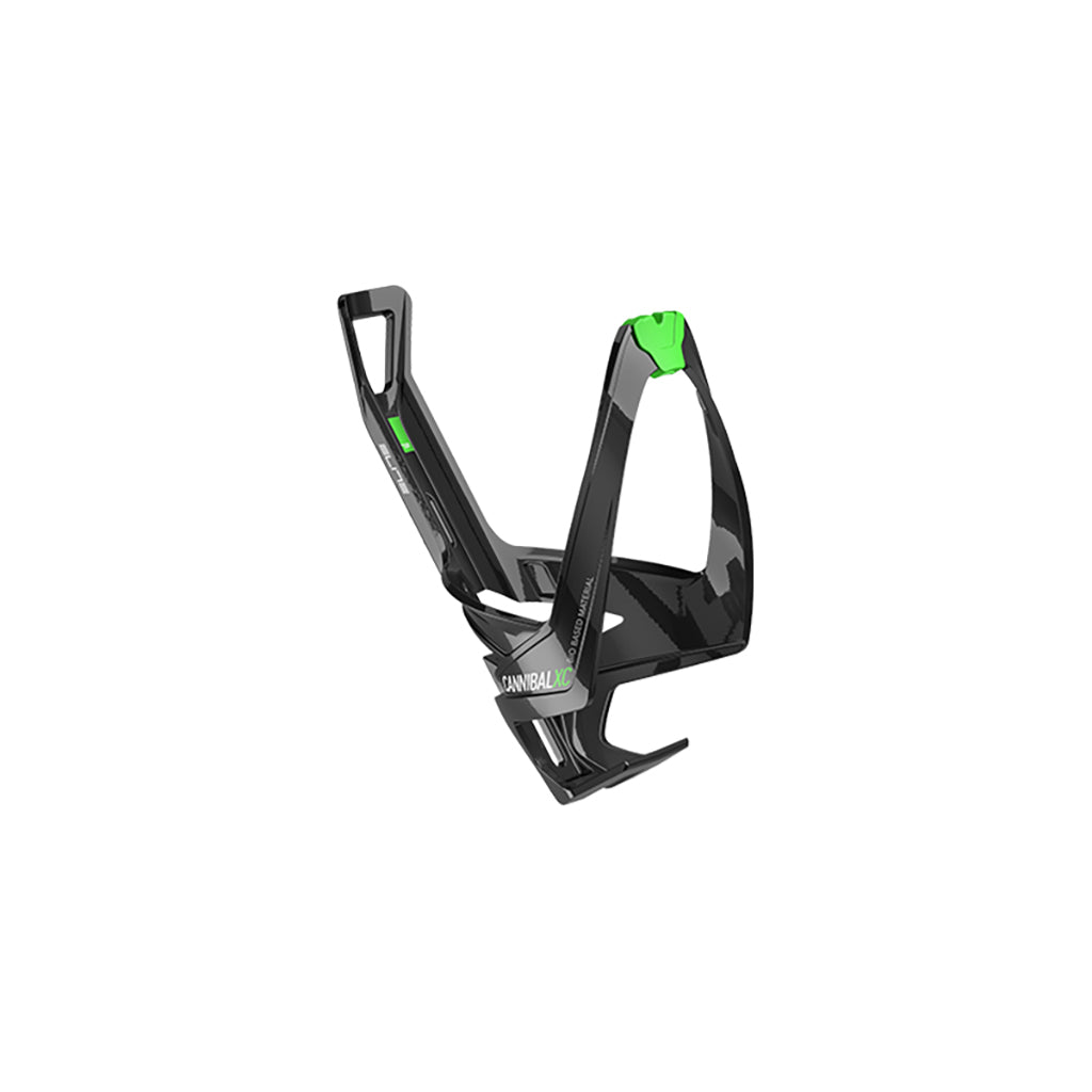 Elite Cannibal XC Bio Bottle Cage Black/Green  