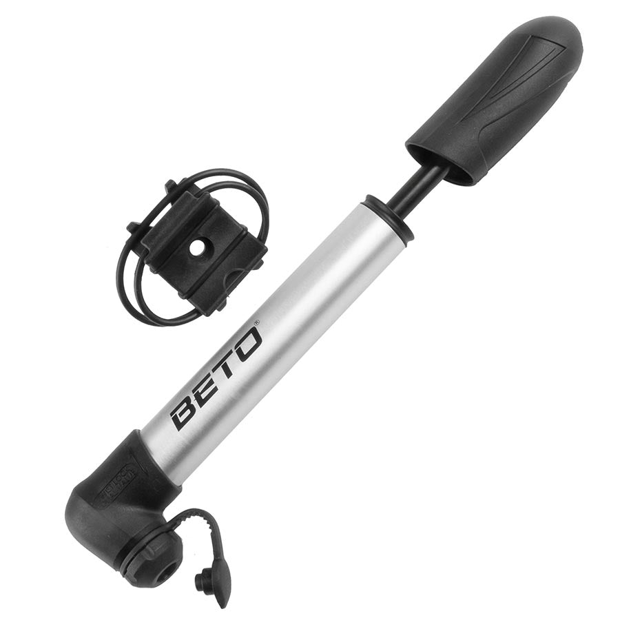 Beto TL 67 Mini Pump 162mm Reversible Silver