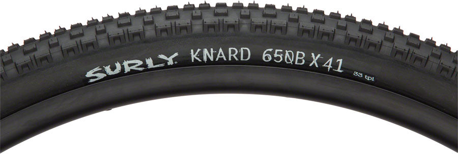 Surly Knard Tire - 650b x 41 Clincher Wire Black 33tpi