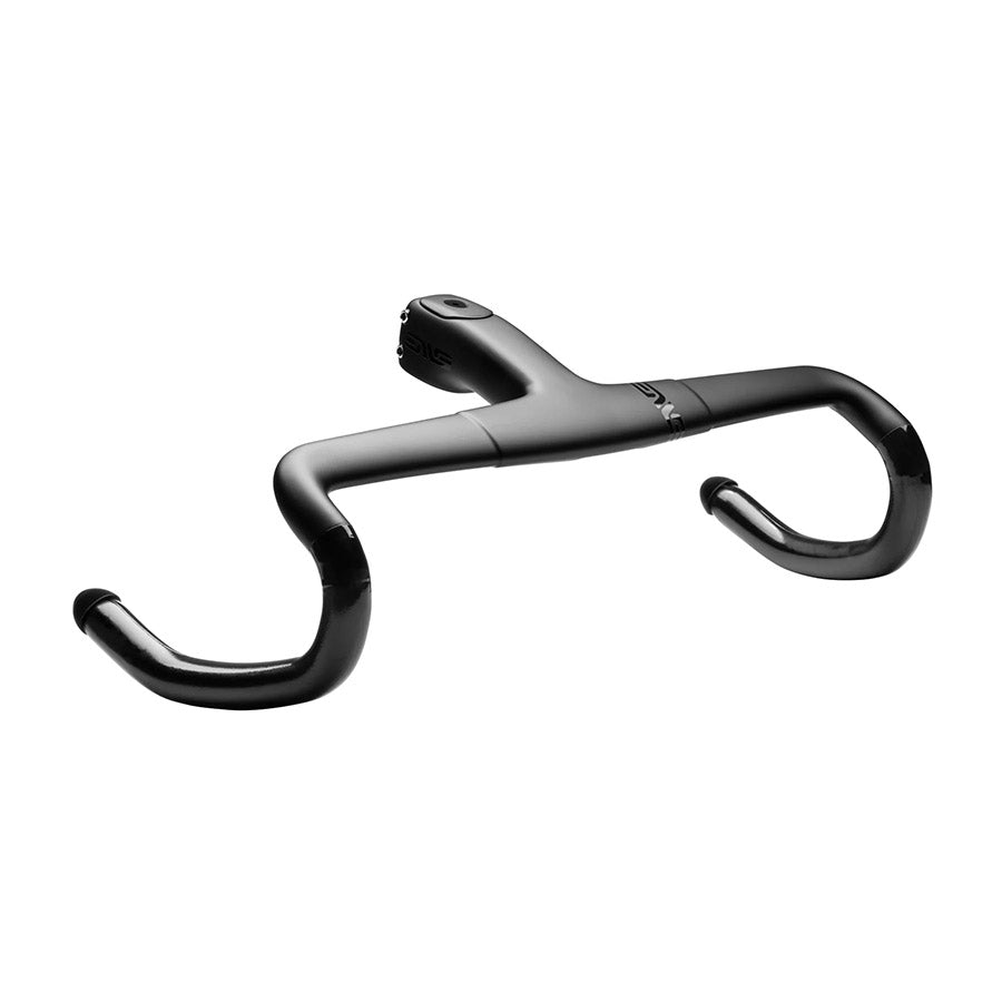 ENVE SES AR Bar/120mm Stem Combo Drop Handlebar Diameter: Integrated 120mm 380mm Drop: 129mm Reach: 76mm Black