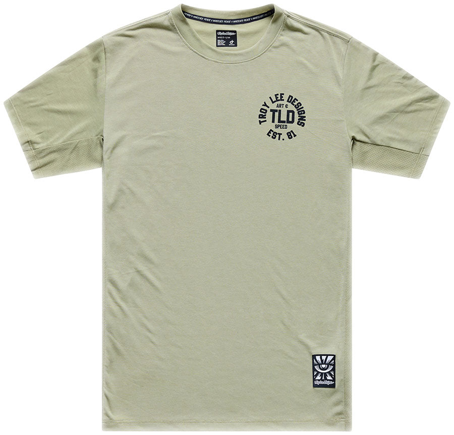 Troy Lee Designs Skyline Ride Short Sleeve Tee – Stamps Sage Small