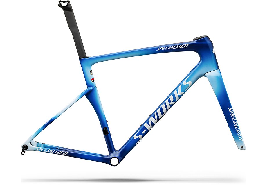 Specialized Tarmac Sl9 S-Works Frmset Team Replica Qs Gloss Blue Onyx / Cobalt / Morning Mist 44