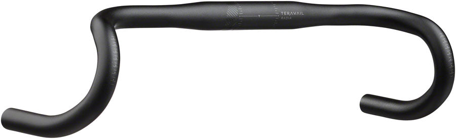 Teravail Radia 12 Drop Handlebar - Aluminum 31.8mm 44cm Black