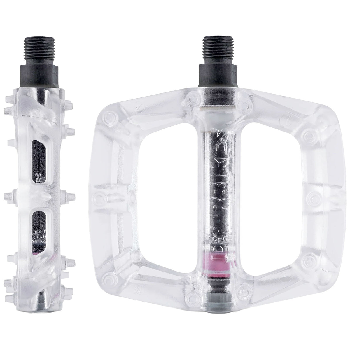DMR V6 Pedals 9/16" Clear
