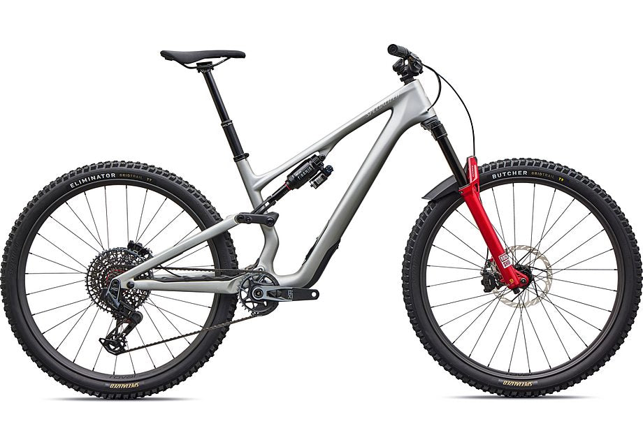 2027 Specialized Stumpjumper 15 Pro Bike Satin Shadow Silver / Silver Dust S1