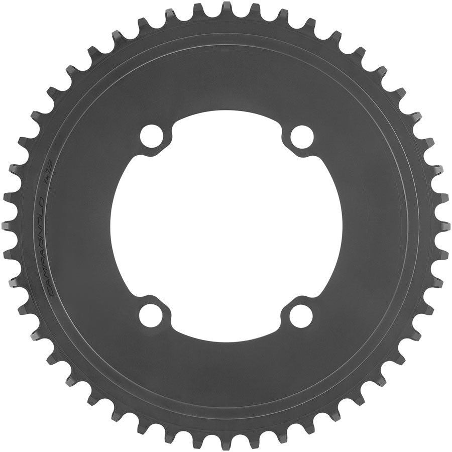 Campagnolo Super Record 13 Aero Chainring - 52t 4-Bolt 104 BCD Aluminum BLK