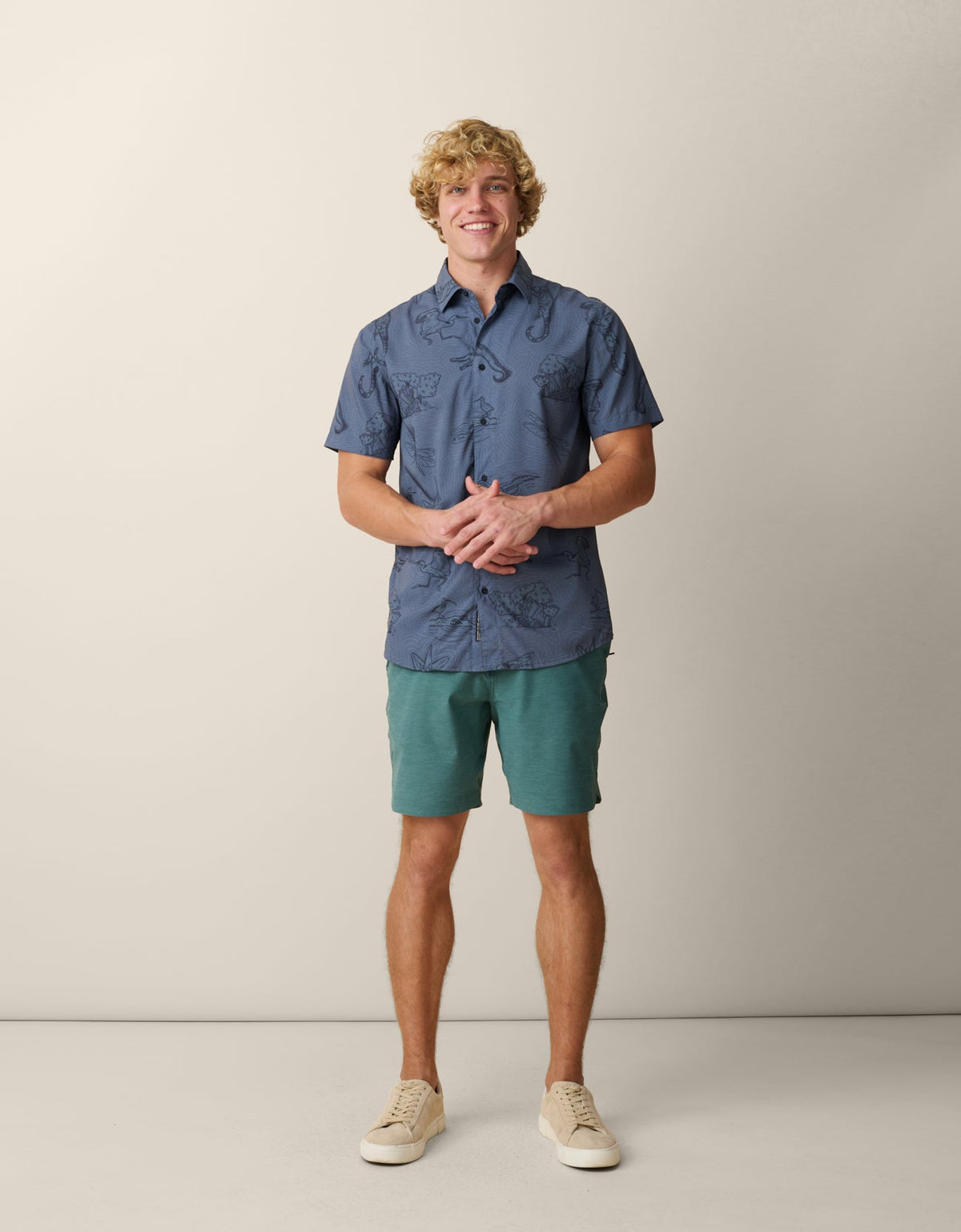 EL MANGLAR - MOJAVE PERFORATED BUTTON UP