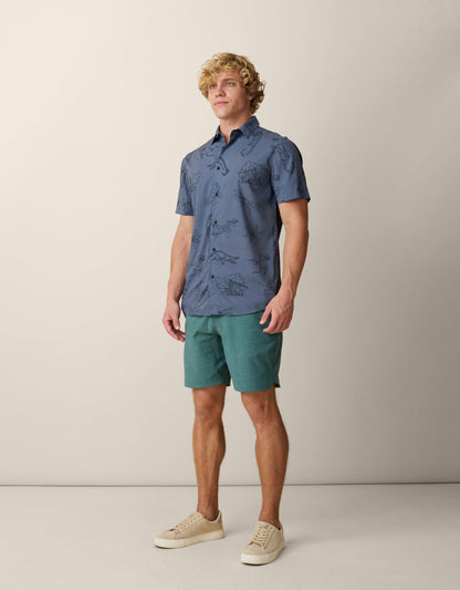 EL MANGLAR - MOJAVE PERFORATED BUTTON UP