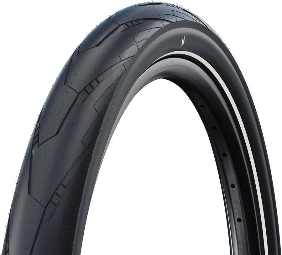 Schwalbe Motion Super Moto Tire - 700 x 50 Clincher Wire BLK/Reflex Standard RaceGuard DB Defense Addix Green E-50