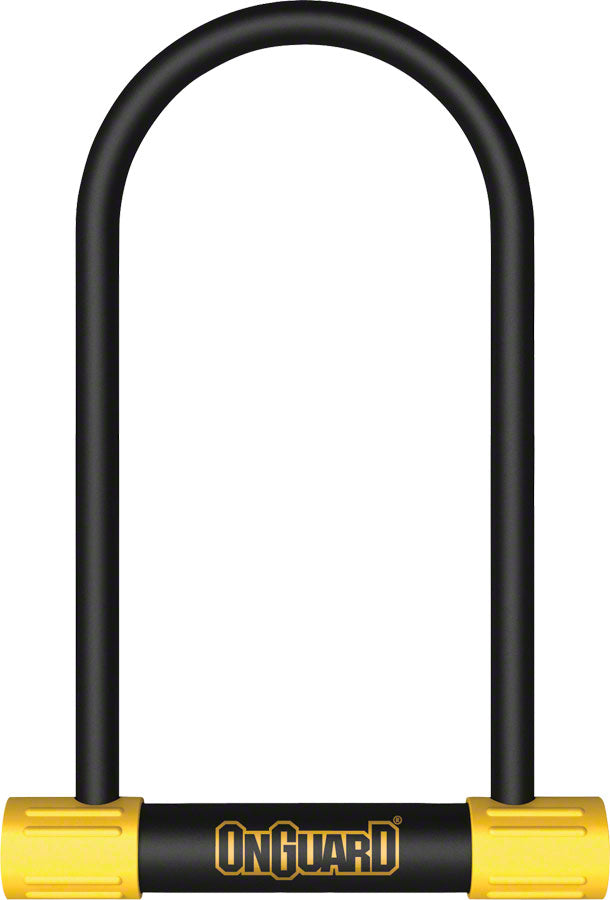 OnGuard BullDog Series U-Lock - 4.5 x 9" Keyed Black/Yellow Includes bracket