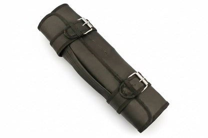 best chef knife Custom Handmade Leather Roll Bag for  7  pieces set / Chef sets Bag german knife   DK-0138
