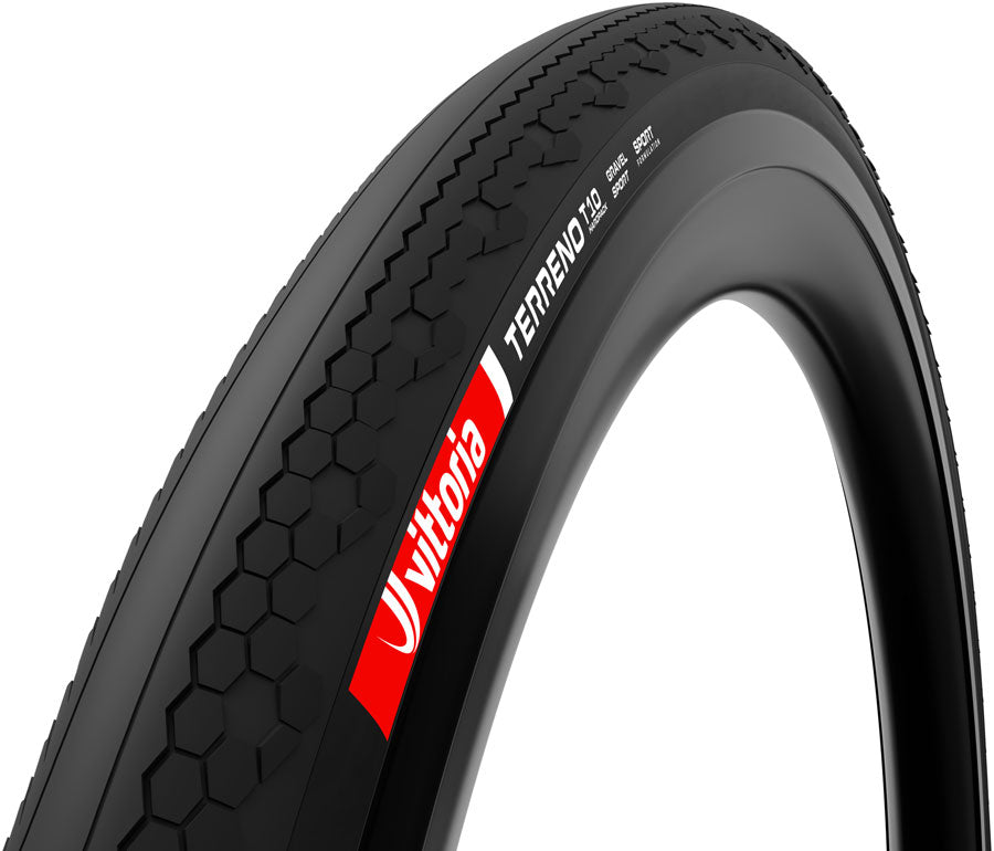 Vittoria Terreno T10 Hardpack Tire - 700 x 37 Clincher Wire BLK Gravel Sport