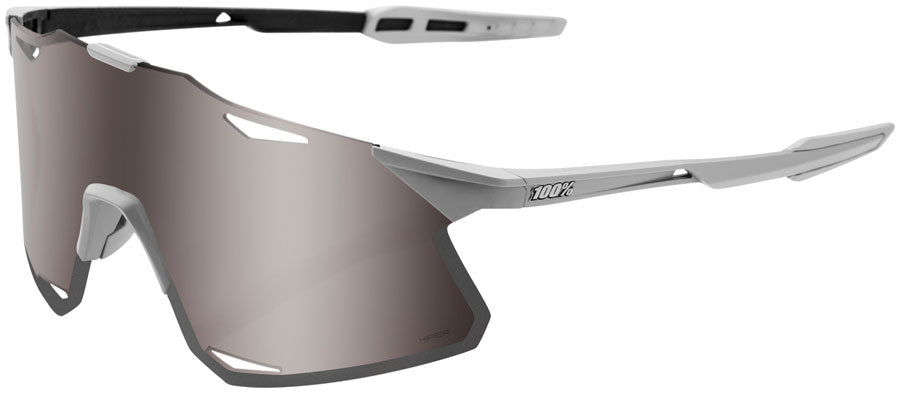 100% S3 Sunglasses - Matte Black/Hiper Blue Mirror Lens