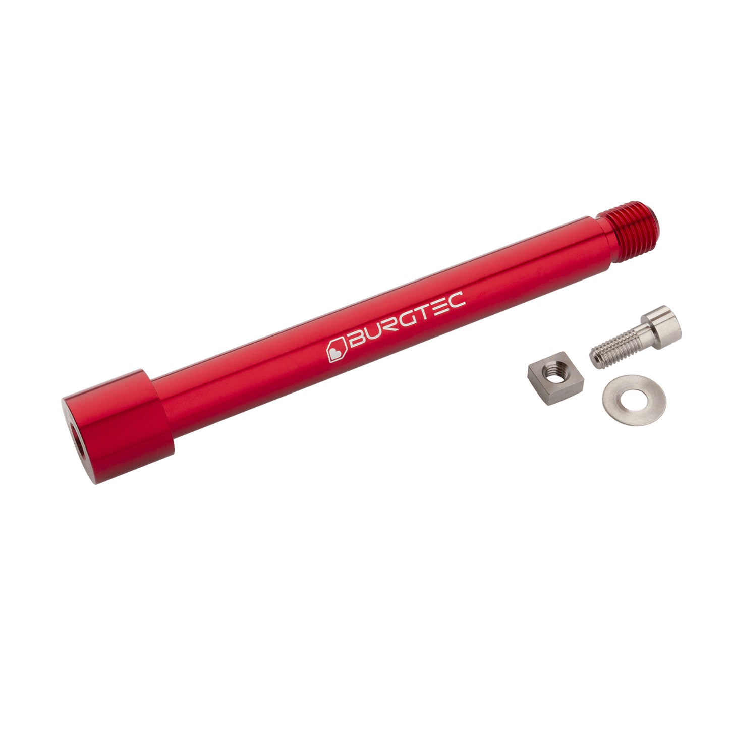 Burgtec Fox Fork 2021+ Axle 15x110mm Race Red