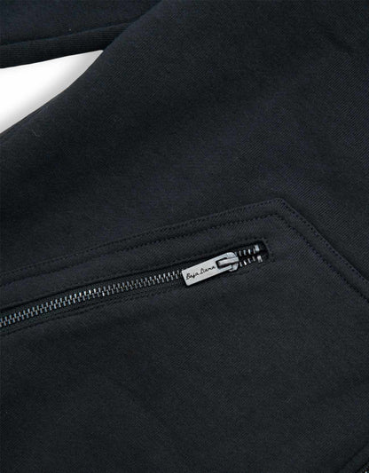 SHADY CHARACTERS ZIP HOODIE - BLACK