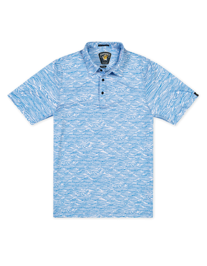 ROLL TIDES - BLUE SWINGERS PERFORMANCE POLO