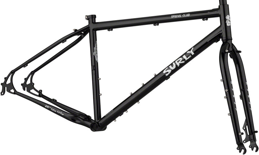 Surly Bridge Club Frameset - 27.5"/700c Steel Black Large