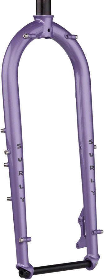 Surly Ice Cream Truck Fork - 26" 15x150mm Thru-Axle 1-1/8" Straight Steerer Steel Taro Milk Tea