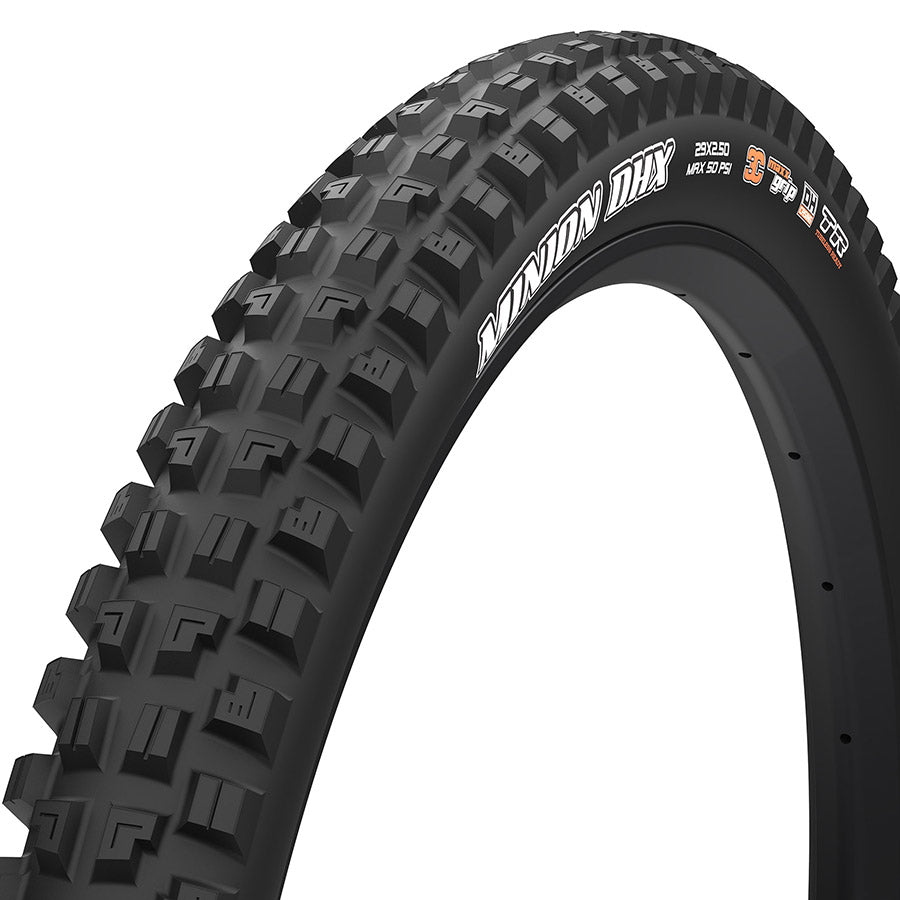 Maxxis Minion DHX Mountain Tire 29"x2.50 Folding Tubeless Ready MaxxTerra EXO+ Black