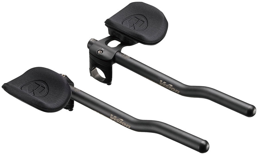 Vision Trimax Clip-On Aerobar Alloy 31.8mm Clamp Internal Cable Routing Di2 Compatible - BLK