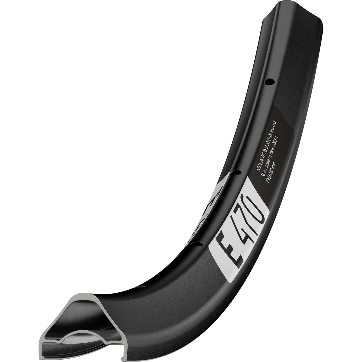 DT Swiss E 470 Tubeless Ready 700c Disc Rim 24h Black