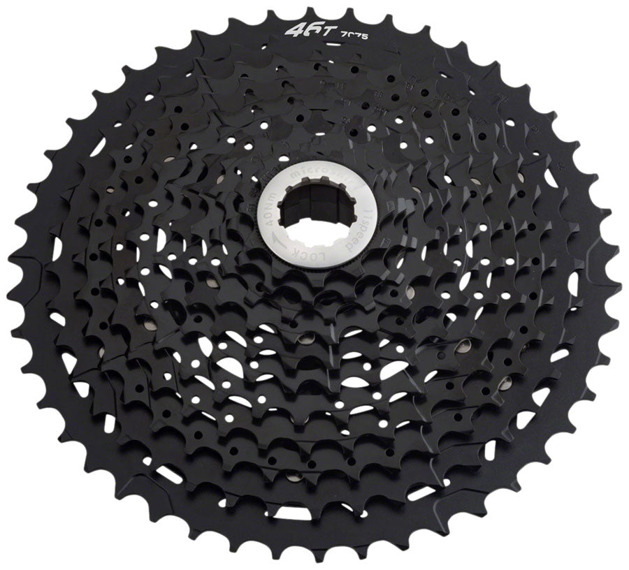 microSHIFT G11 Cassette - 11 Speed 11-46T Alloy Spider Black ED Coated
