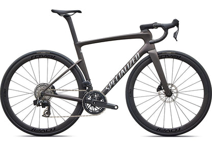2027 Specialized Tarmac Sl9 Expert Axs Bike Satin Warm Smoke Metallic / Silver Dust 44