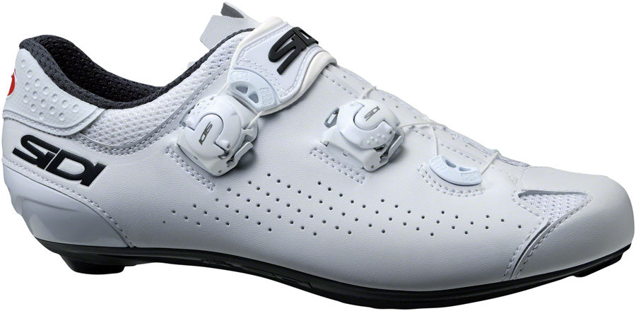 SIDI Genius 10  Road Shoes - White/White 43.5