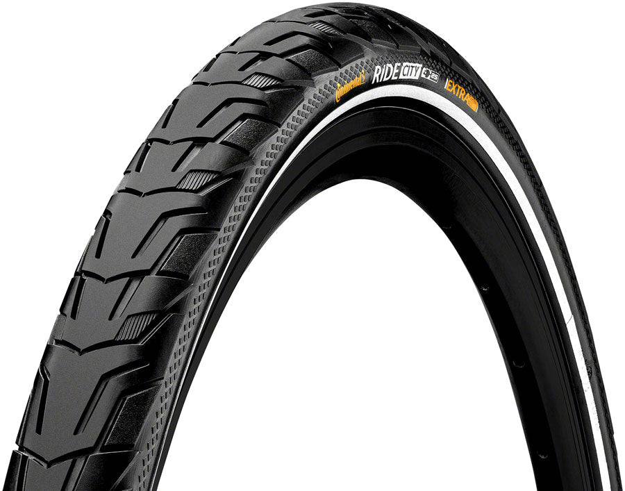 Continental Ride City Tire - 700 x 42 Clincher Wire BLK/Reflex ExtraPuncture Belt E25
