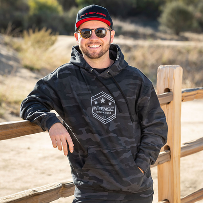 Men's Army Black Camo Pullover Hoodie