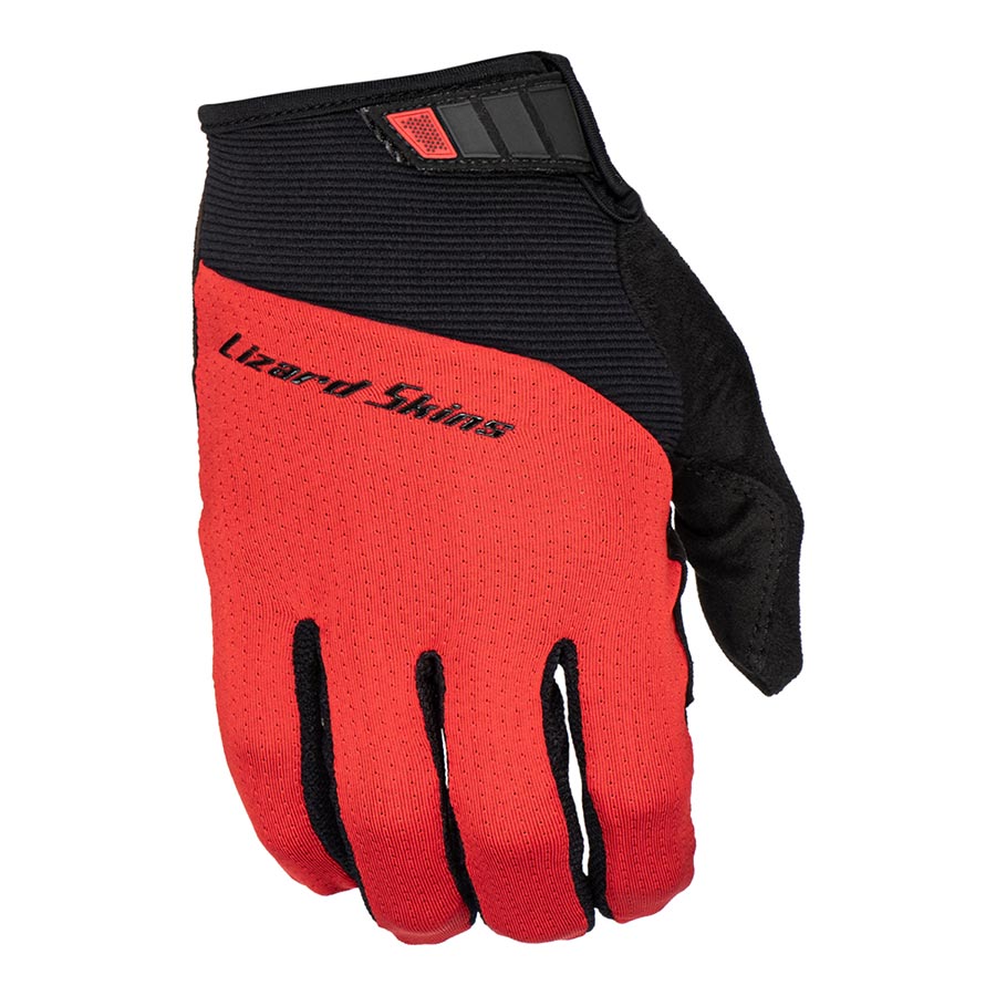 Lizard Skins Monitor Traverse Full Finger Gloves Crimson Red L Pair