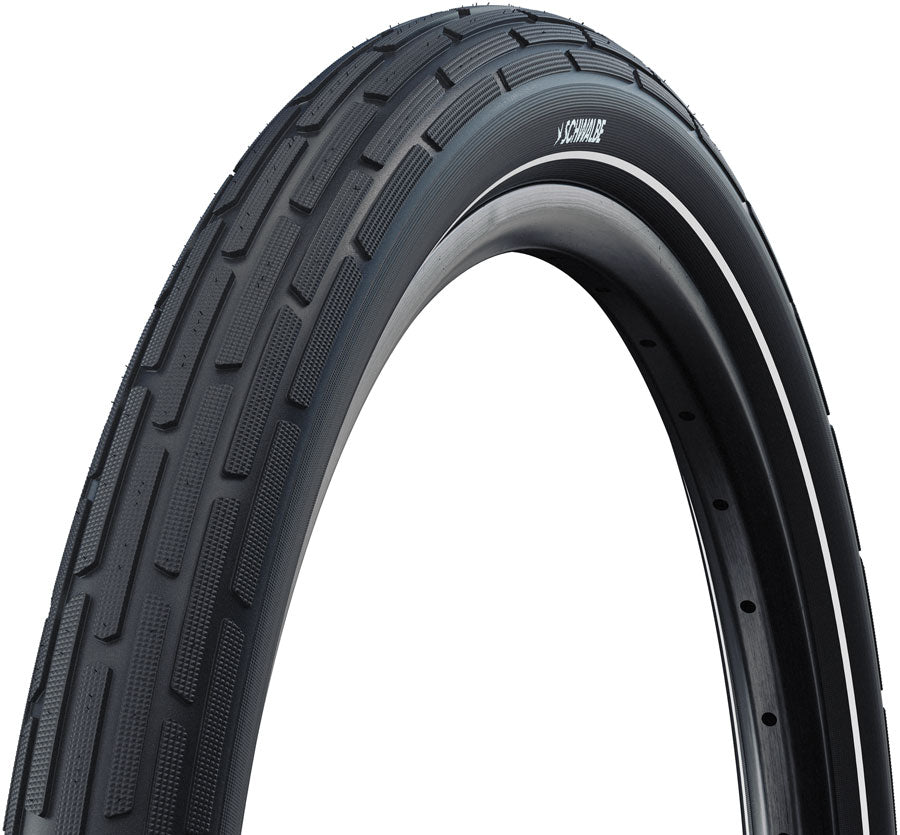 Schwalbe Motion Fat Frank Tire - 650b x 57 / 27.5 x 2.25 Clincher Wire BLK/Reflex Standard K-Guard Green E-25