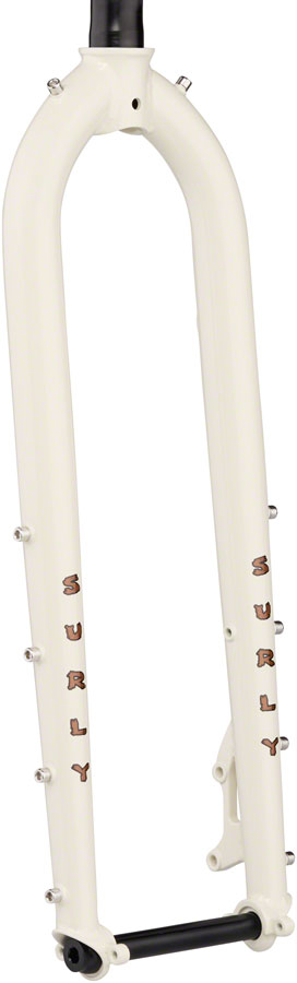 Surly Dinner Fork - 27.5" 15x110mm Thru-Axle 1-1/8" Straight Steerer 485mm Axle To Crown Steel Snow Mold