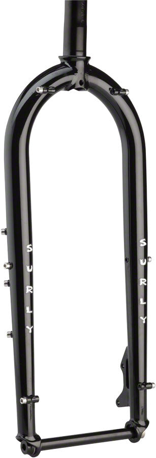 Surly Ice Cream Truck Fork - 26" 15x150mm Thru-Axle 1-1/8" Straight Steerer Steel BLK