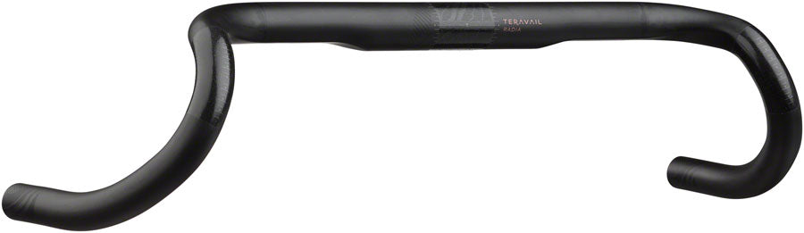 Teravail Radia 24 Carbon Drop Handlebar - Carbon 31.8mm 44cm Black