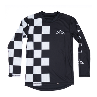 Mullet Reversible Ride Jersey (L/S) - Checkmate (Youth)
