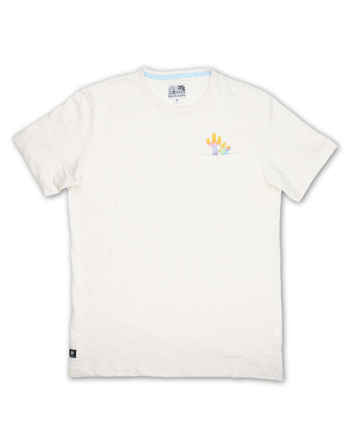COLORFUL CACTUS - SLUB PIMA POCKET TEE