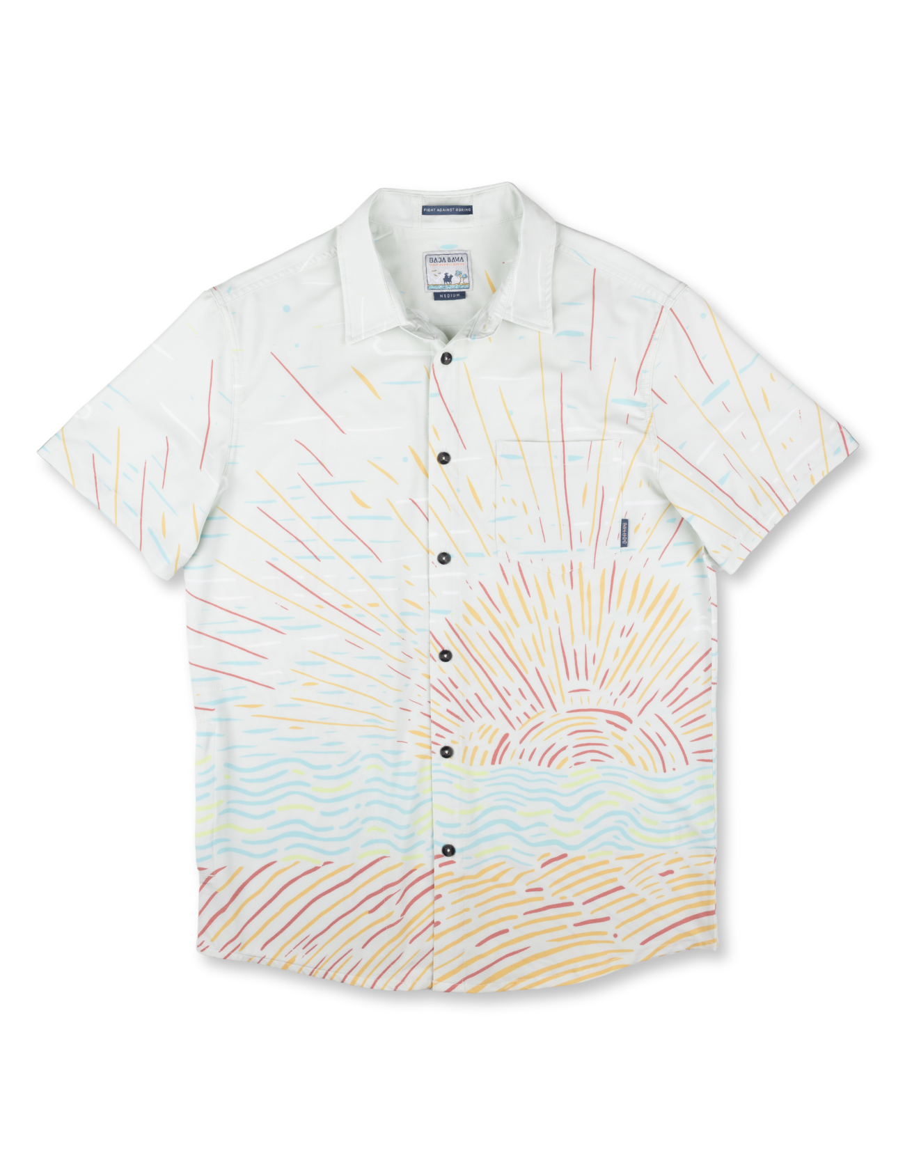 SUNBURST CREAM - VAGABOND™ BUTTON UP