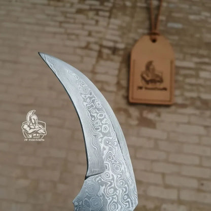 Custom Hand Forged Du Hoc Karambit Knife