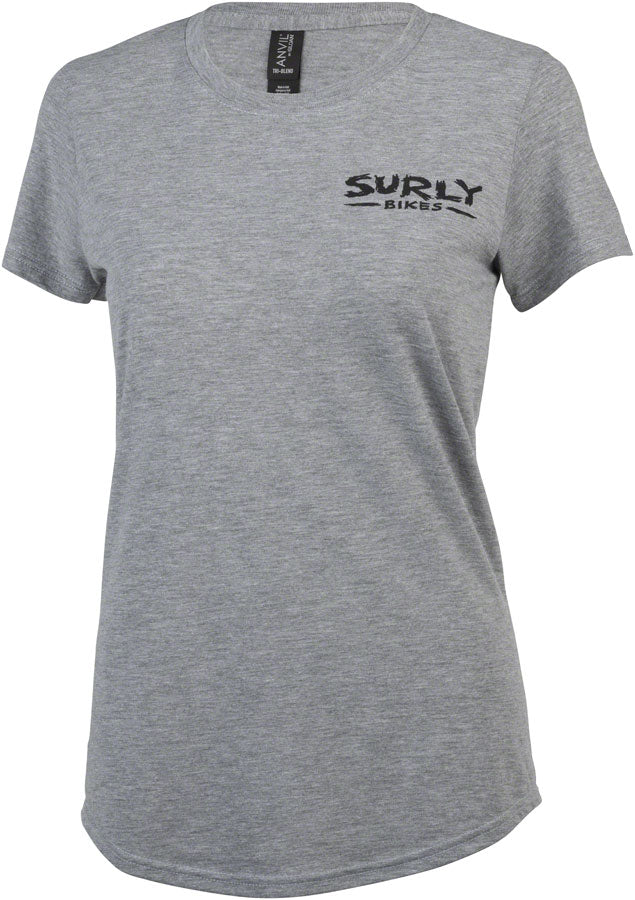 Surly The Ultimate Frisbee Women's T-Shirt - Gray X-Large