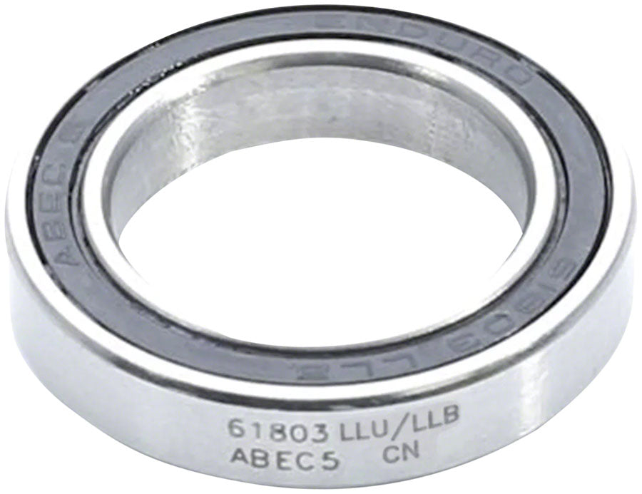 Enduro 61803 LLU/LLB Radial Cartridge Bearing - ABEC-5 CN Clearance 17mm x 26mm x 5mm