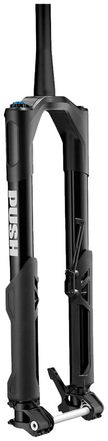 PUSH Industries Nine One V2 Inverted Coil Suspension Fork - 29" 170 mm 15 x 110mm 44mm Offset 40 lb. Spring Graphite BLK