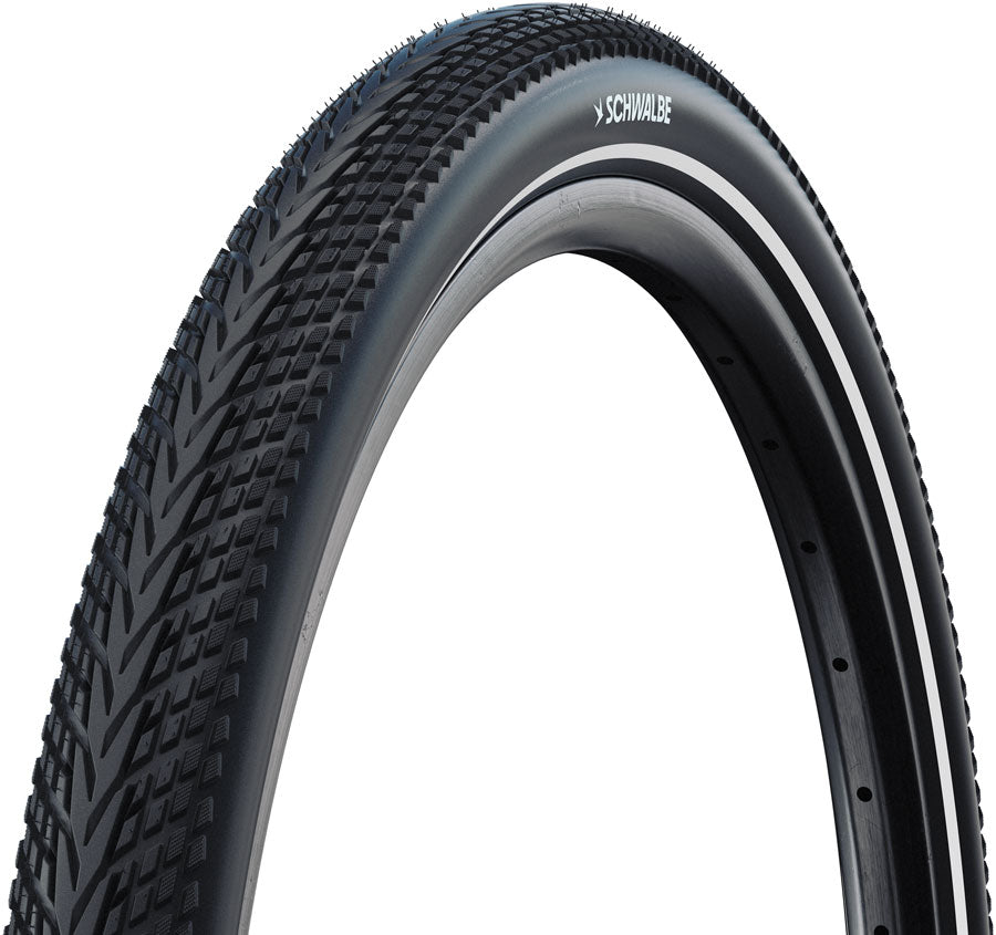 Schwalbe Marathon Almotion Pro Tire - 700 x 50 Tubeless Folding BLK/Reflex Pro V-Guard Addix Race E-50