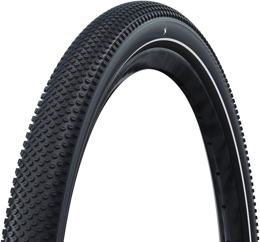 Schwalbe G-One Allround Tire - 700 x 35 Tubeless Folding BLK Performance RaceGuard Addix Green E-25