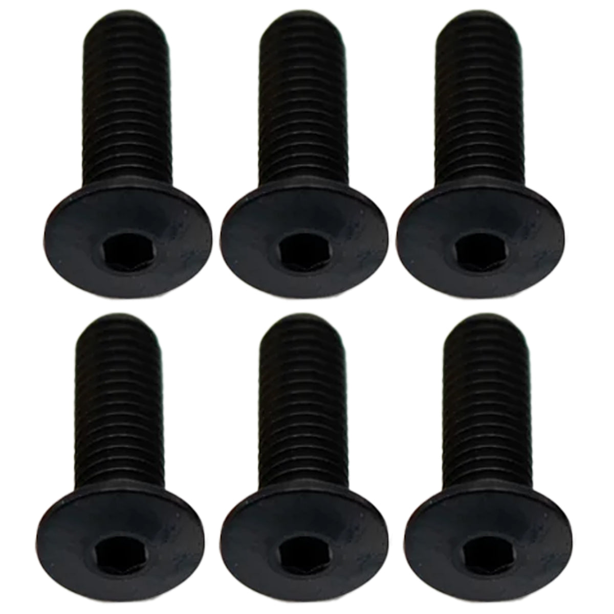 Better Bolts Titanium Water Bottle Cage Bolts 15mm Black 6/Count