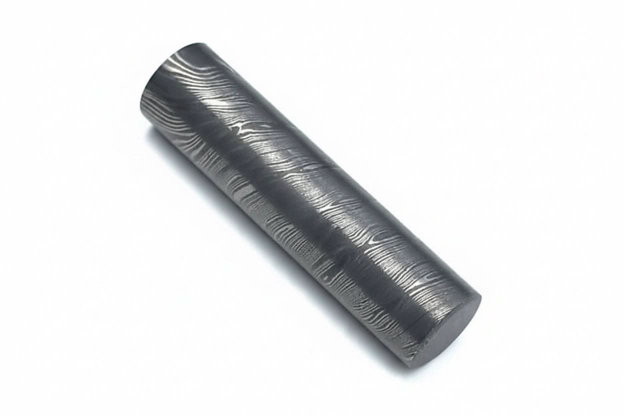 Damascus Steel Rod – 5” Length | Ideal for Ring Making, Knife Crafting & Custom Projects