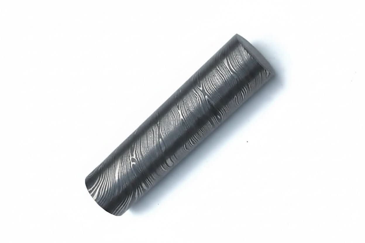 Damascus Steel Rod – 5” Length | Ideal for Ring Making, Knife Crafting & Custom Projects